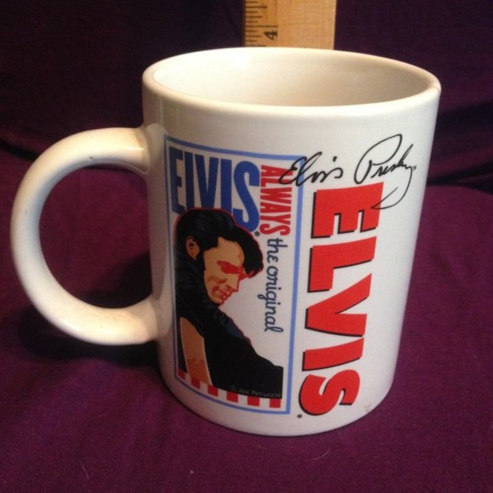 Elvis Coffee Cup Signature product EUC